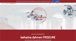 Desktop Screenshot of katharina-dahmen-friseure.de