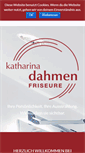 Mobile Screenshot of katharina-dahmen-friseure.de